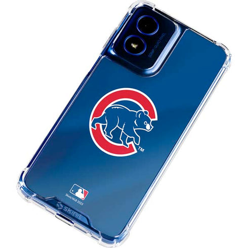 MLB Chicago Cubs Alternate/Away Jersey Moto G 5G (2024) Clear Case